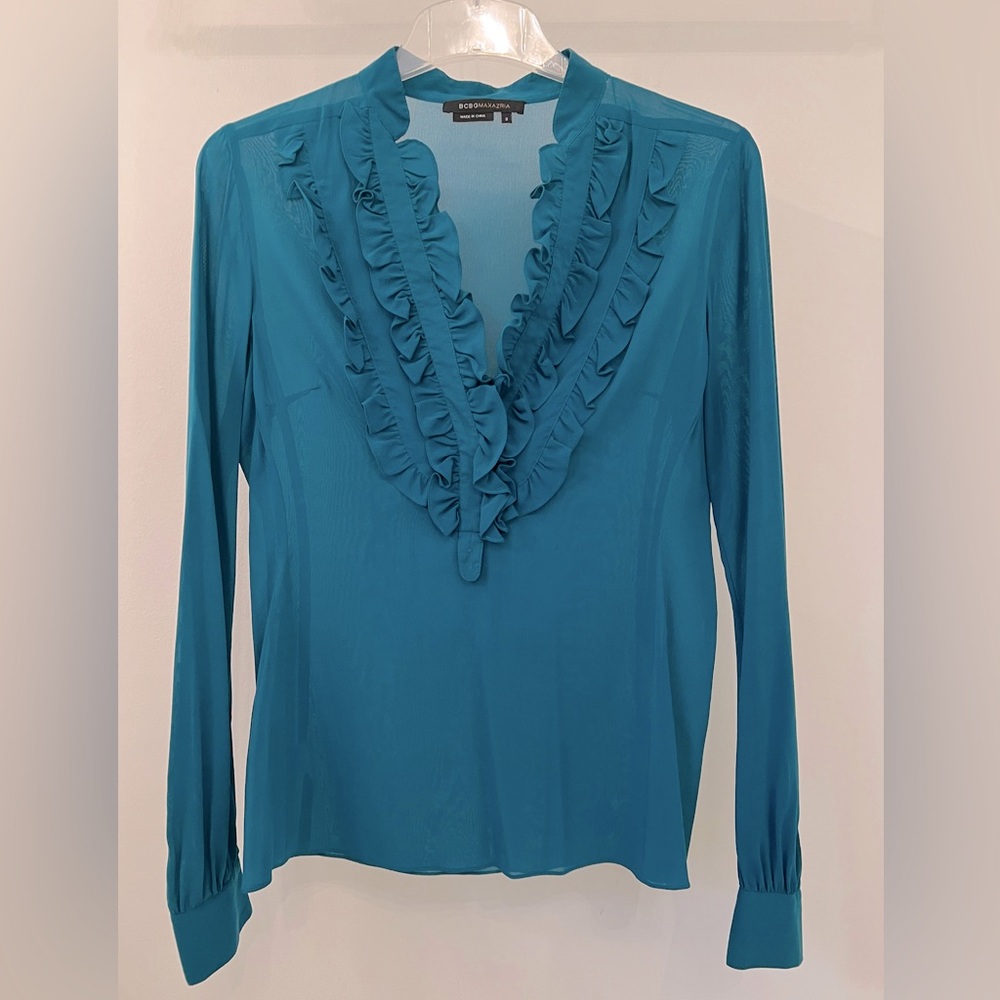 BCBCMaxAzria Silk Blouse size 2